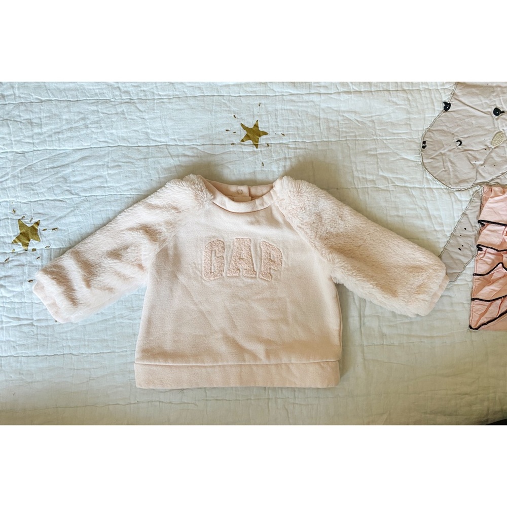 Baby GAP | 3-6M Pink Fuzzy Sweater